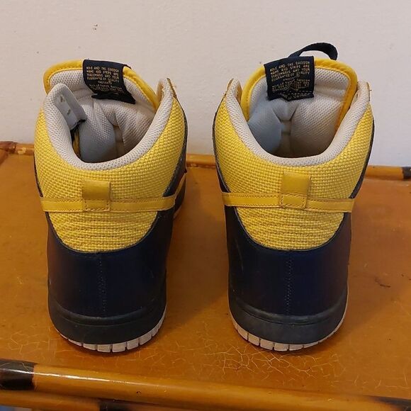 2008 Nike Dunk High Cal Bears Michigan 317982-771 - Picture 3 of 6